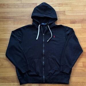Ralph Lauren Black Zip-Up Sweater